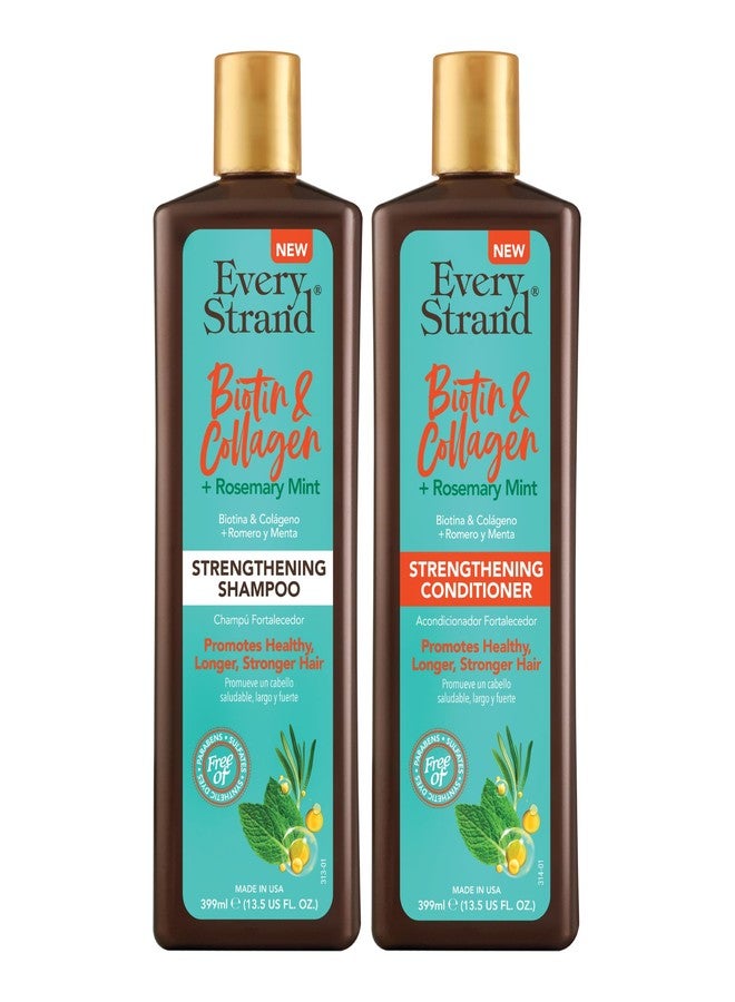 Every Strand Biotin & Collagen Shampoo and Conditioner 13.5oz - Image 1